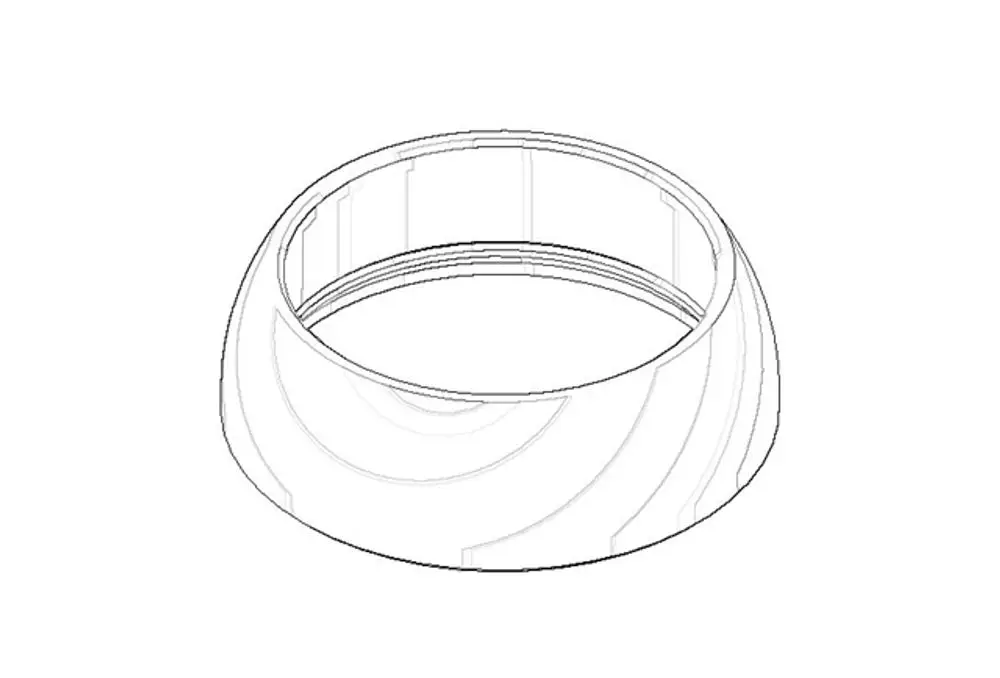 DORNBRACHT Haube ERSATZTEILE 092830018 D. 46,4 x 15 mm Chrom, 092830018-00 Galeriebild 1